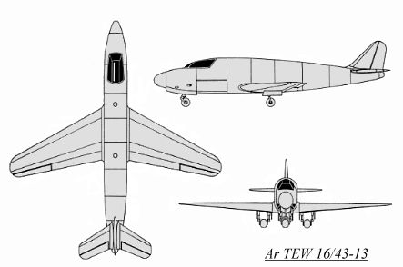 Ar TEW 16/43-13  3 view