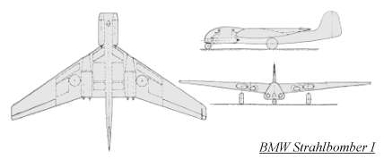 BMW Strahlbomber I  3 view