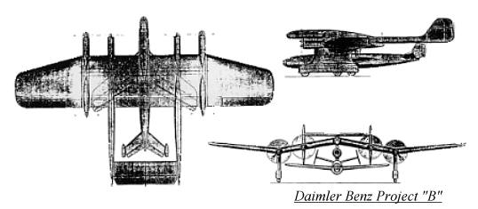 Daimler Benz Project B  3 view