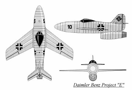 Daimler Benz Project E  3 view