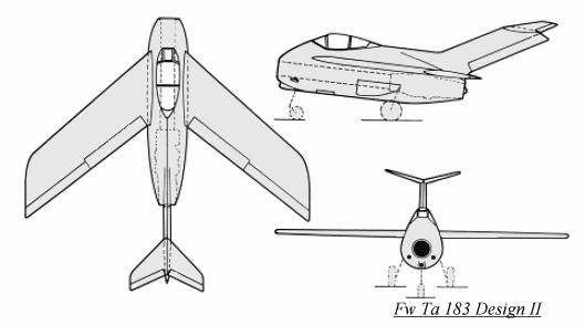 Fw Ta 183  3 view