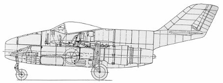 Ta 183 Design III cutaway drawing