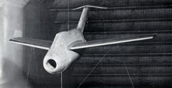 Ta 183 windtunnel model