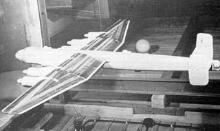 Focke-Wulf Ta 400 windtunnel model